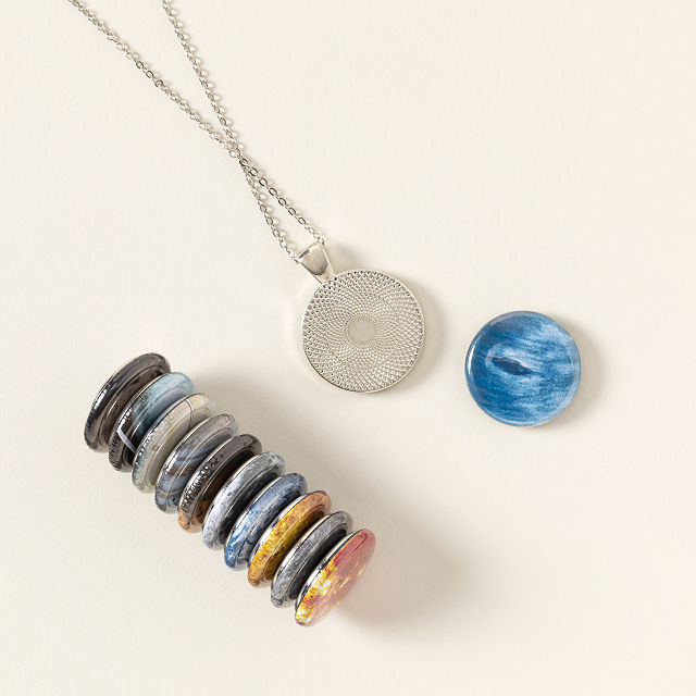 Interchangeable Solar System Necklace