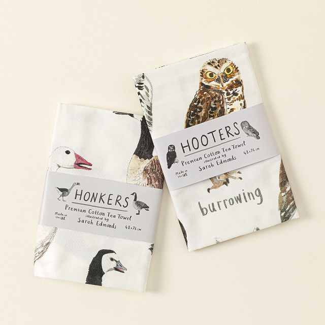 Fowl Language Tea Towel - Hooters & Honkers