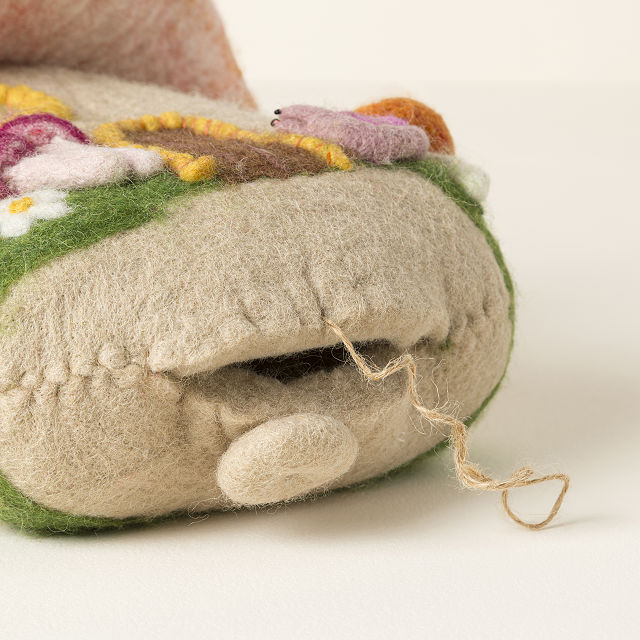 Whimsical Mushroom Bird Nester