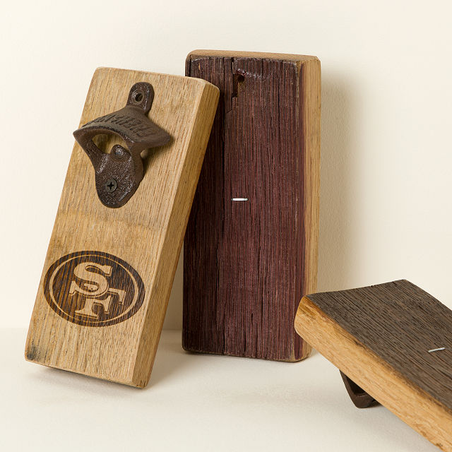 NFL Barrel Stave Wall-Mounted Bottle Opener