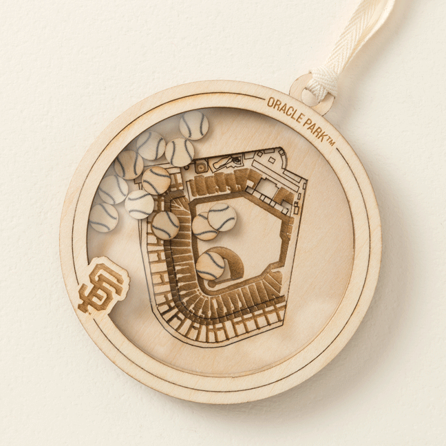 Grand Slam MLB Shaker Ornament