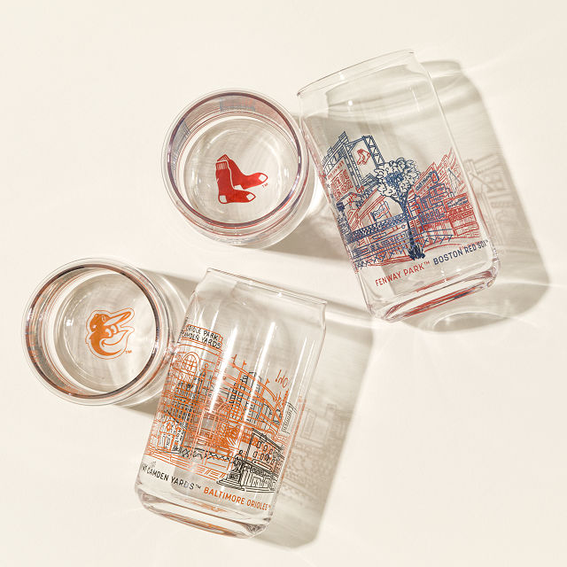 MLB Stadiumscape Can-Shaped Glasses - Set of 2