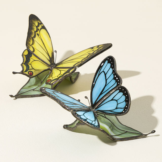 Stained Glass Butterflies with a Message