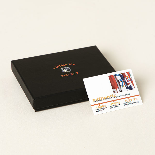 NHL Game Used Uniform Wallet