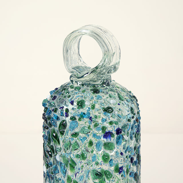 Glass Confetti Hummingbird Feeder