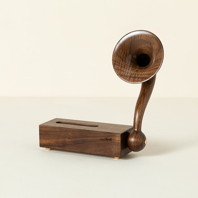 Acoustic Gramophone Amplifying Speaker