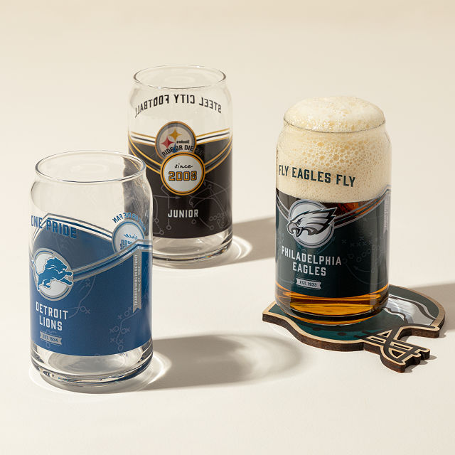 NFL Game Day Personalized Can-Shaped Glass
