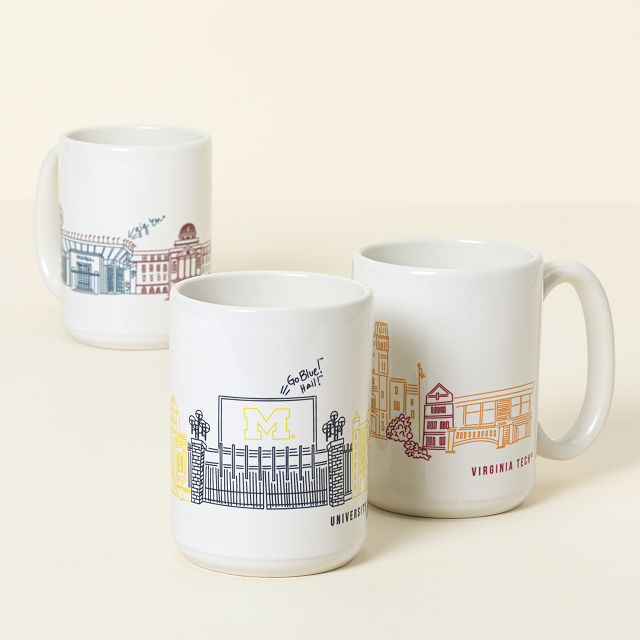 College Cityscape Mug