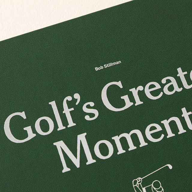 New York Times Personalized Golf History Book