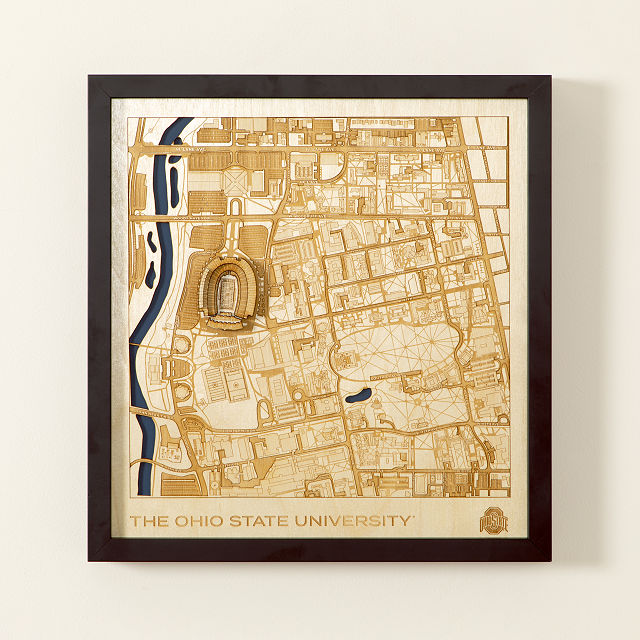 College Town Wall Sculpture