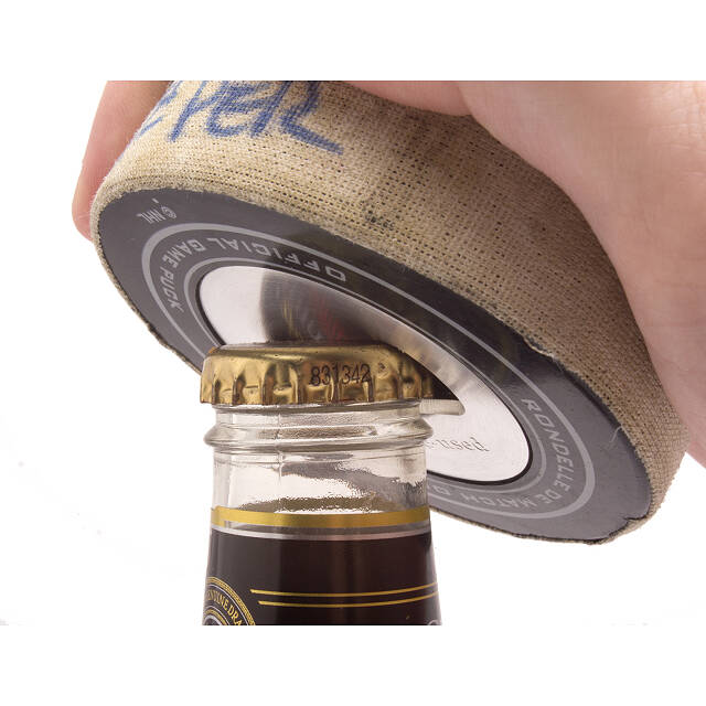 NHL Game Used Hockey Puck Opener