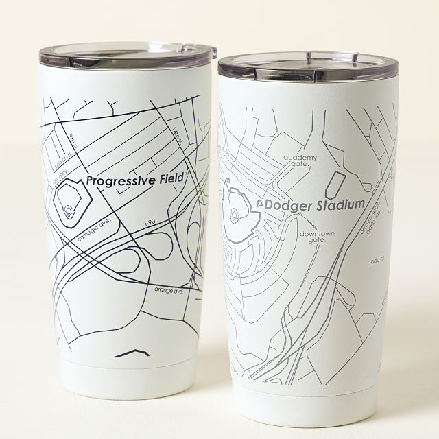 MLB Ballpark Map Insulated Pint