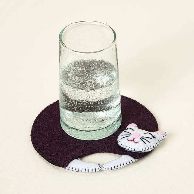 Cozy Cat Coaster