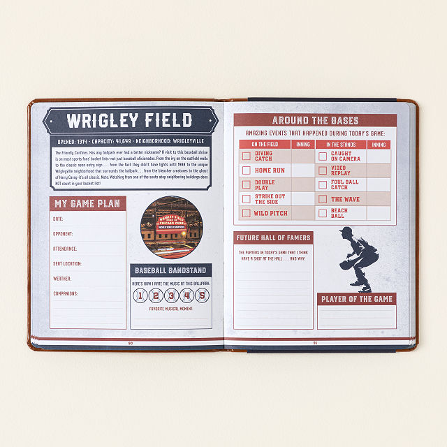 Ballpark Bucket List Journal