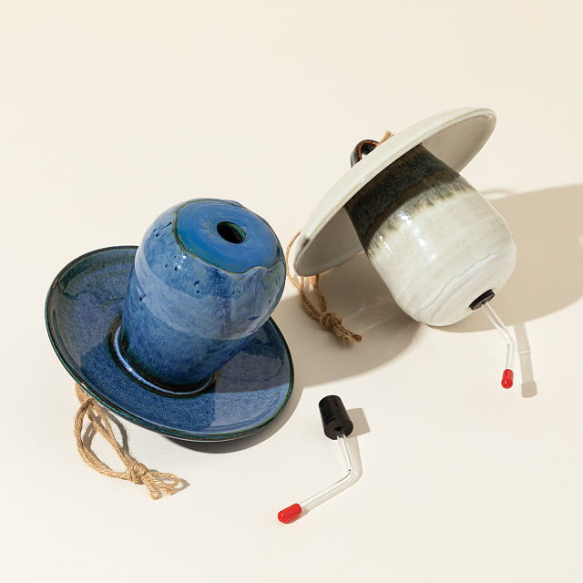 Ceramic Hummingbird Feeders