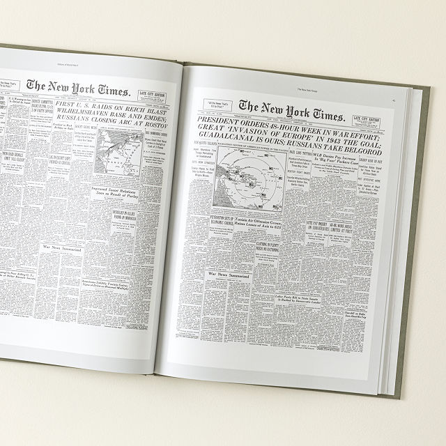 New York Times Custom History of WWII Book