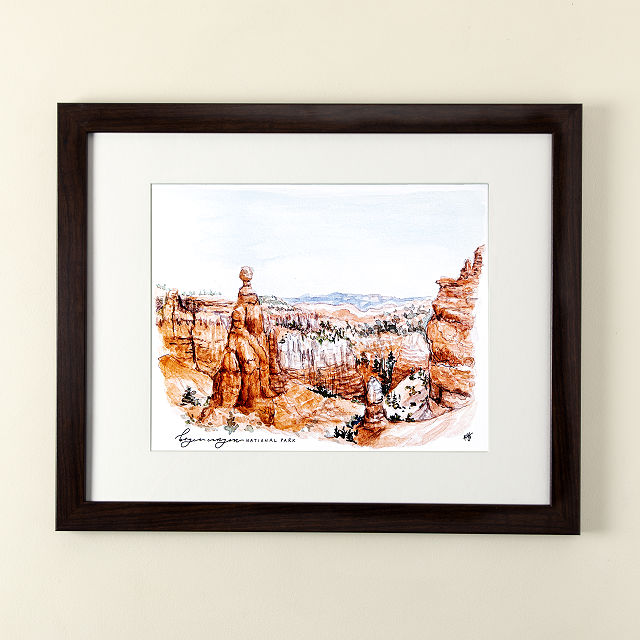 National Park Watercolor Art