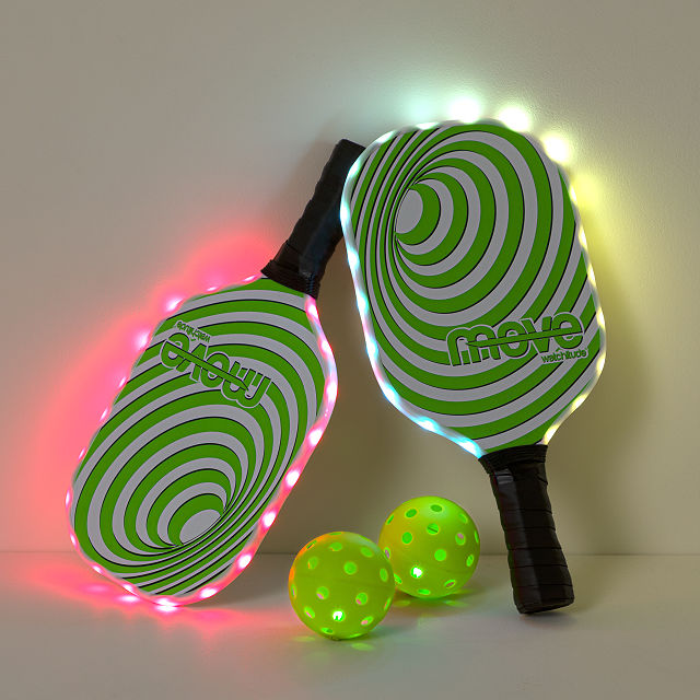 Kids Indoor/Outdoor Light-Up Pickleball Set