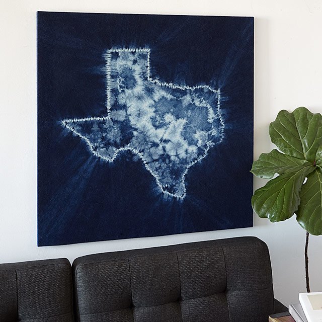 Custom Shibori State Art