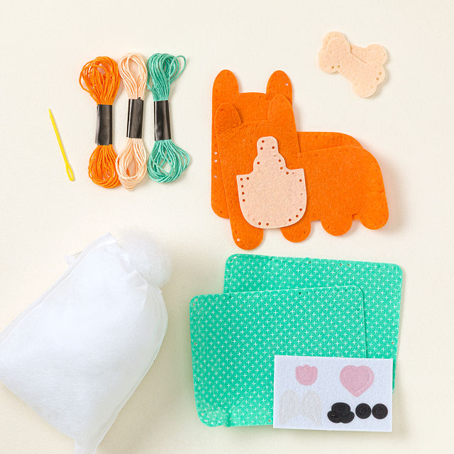 Sew Your Own Mini Corgi & Kitty Pocket Pets