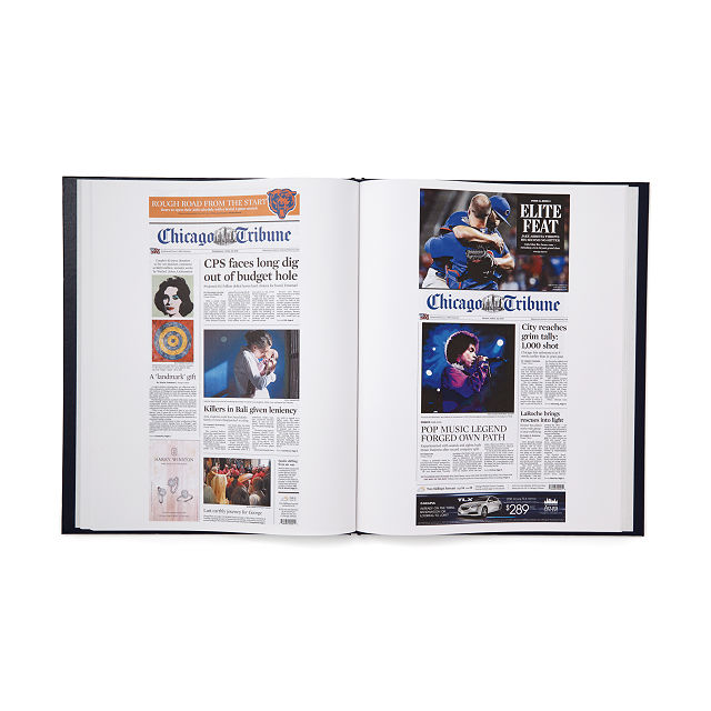 Chicago Tribune Custom Birthday Book