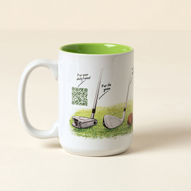 Golf Every Day Interactive QR Mug