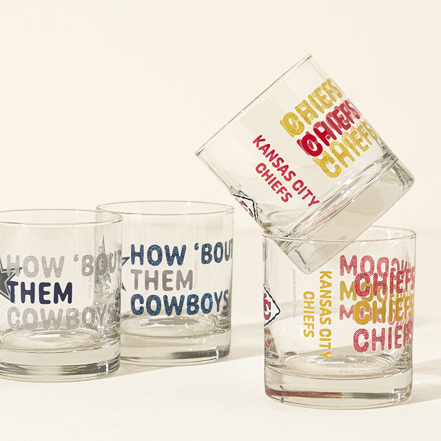 Show Your Spirit! NFL Rocks Glass Set