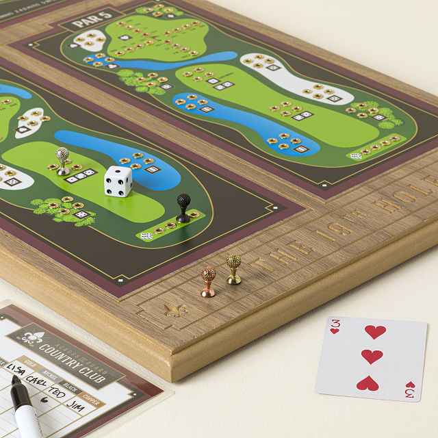 The 19th Hole Wooden Tabletop Golf Game