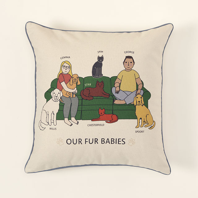 Personalized Pet-Family Pillow