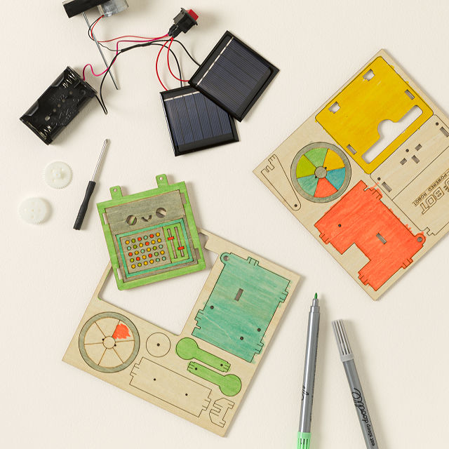 DIY Solar Powered Robot Kit