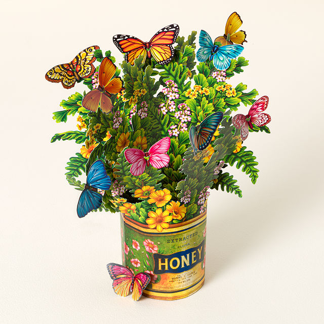 Butterfly Bouquet Pop Up Greeting Card