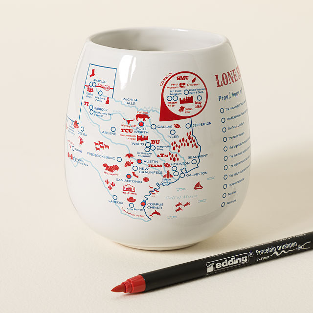 Color Map State Mug