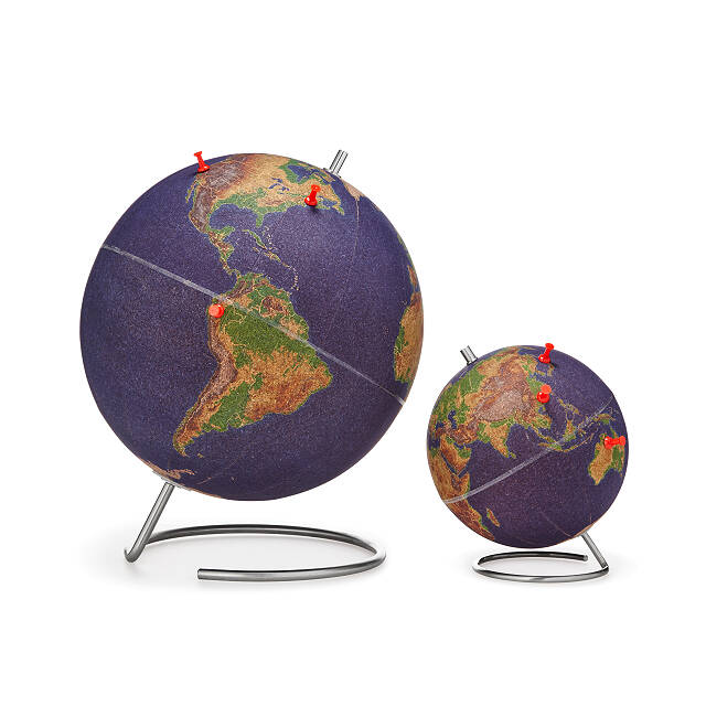 World Traveler's Cork Globe