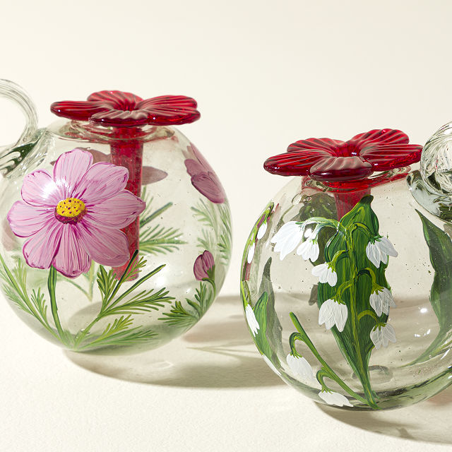Birth Month Flower Hummingbird Feeder