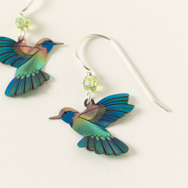 Iridescent Joyous Hummingbird Jewelry