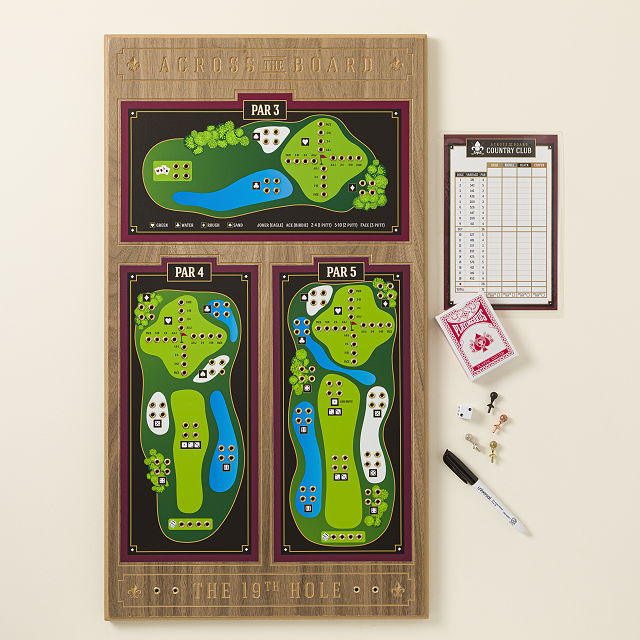 The 19th Hole Wooden Tabletop Golf Game