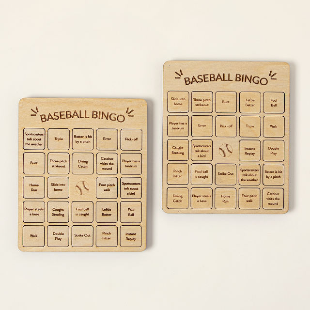 Baseball Bingo Set of 2