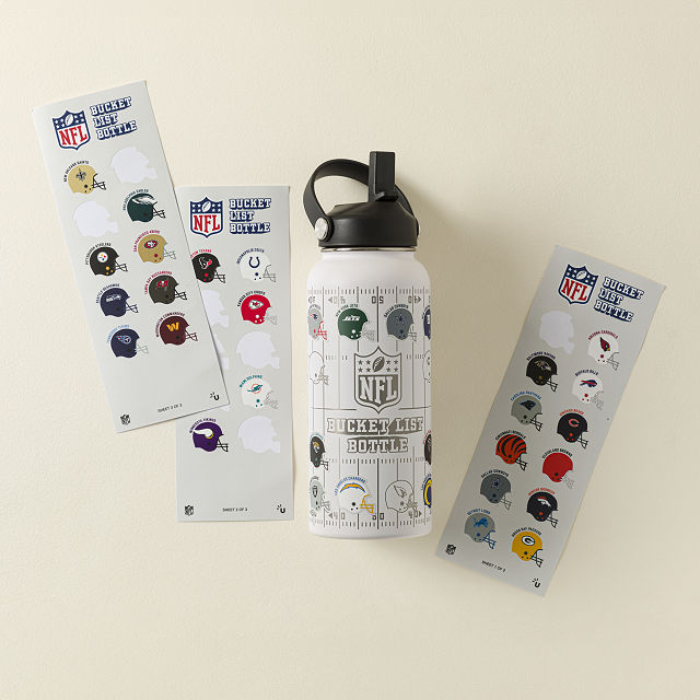 NFL Bucket List Water Bottle