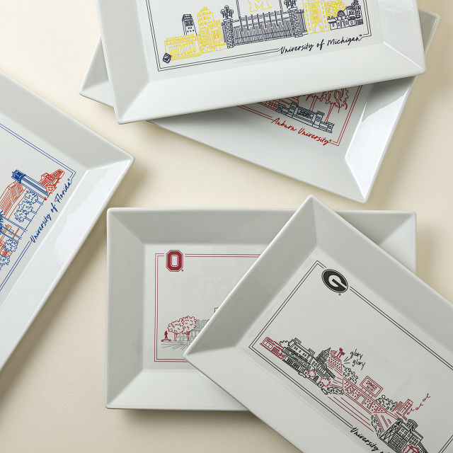 College Cityscape Tray