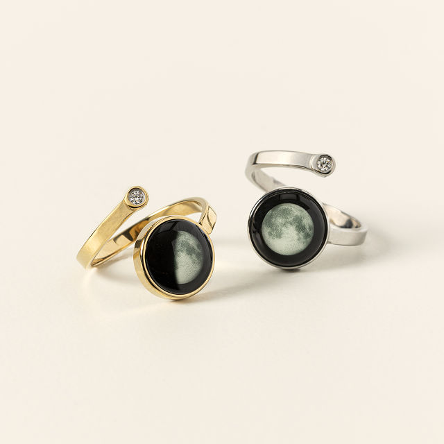 Custom Moon Phase Ring