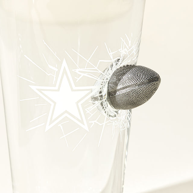 Interception! NFL Pint Glass