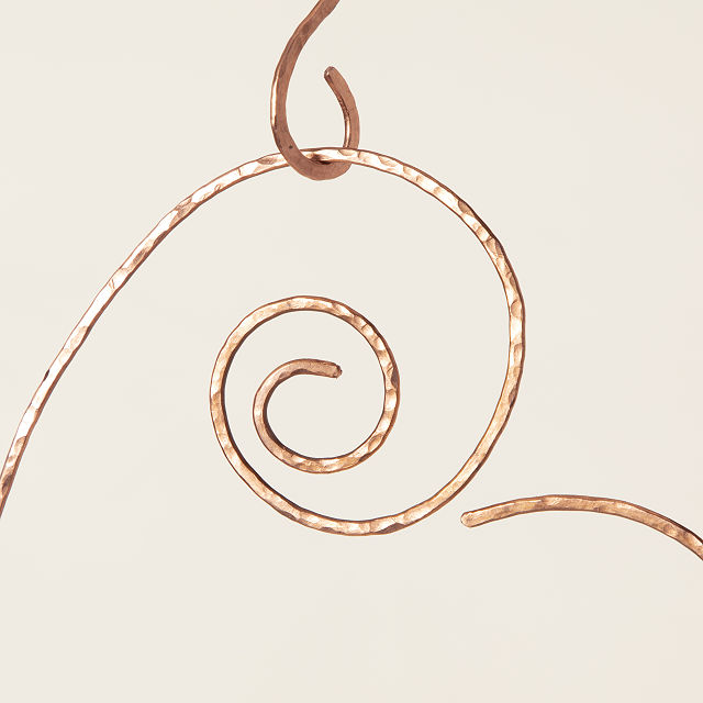 Copper Heart Hummingbird Perch