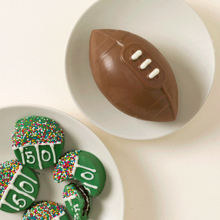 Custom Football Team Colors Breakable Chocolate