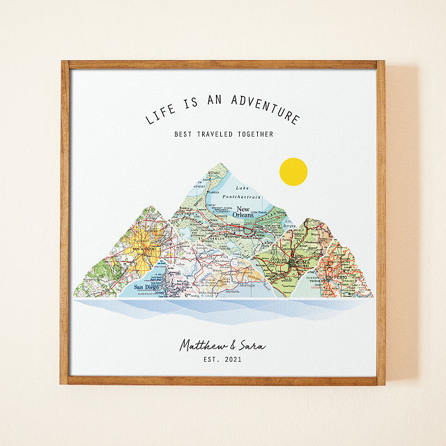 Our Adventure Map Art