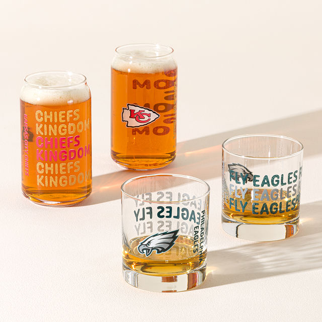 Show Your Spirit! NFL Can-Shaped Glass Set
