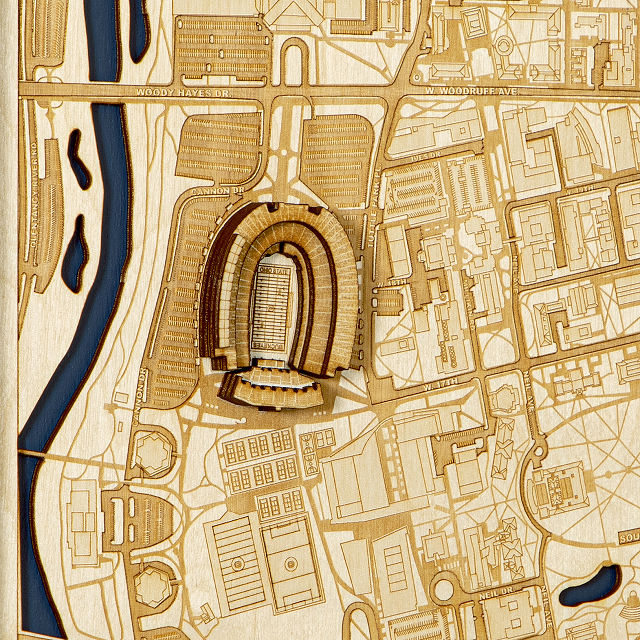 College Town Wall Sculpture