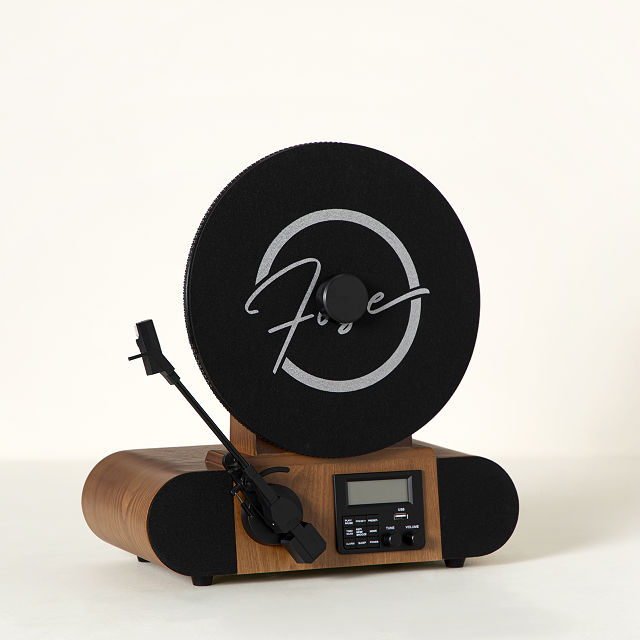 Vertical Vinyl Record Player with Bluetooth