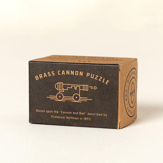 Brass Cannon Sequential Puzzle