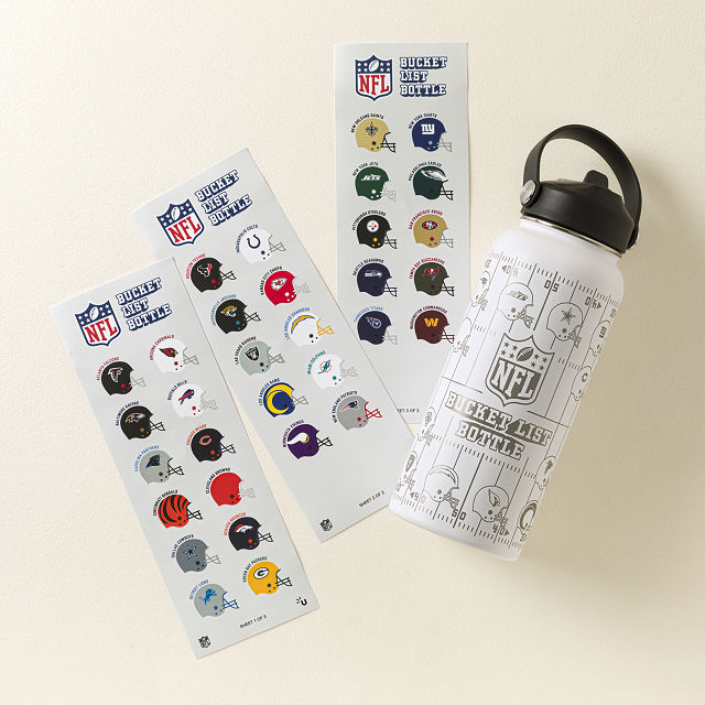 NFL Bucket List Water Bottle