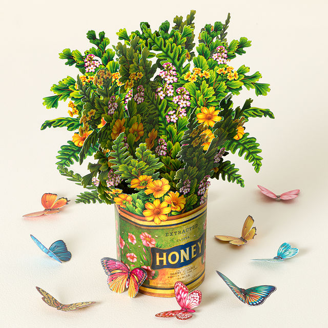 Butterfly Bouquet Pop Up Greeting Card